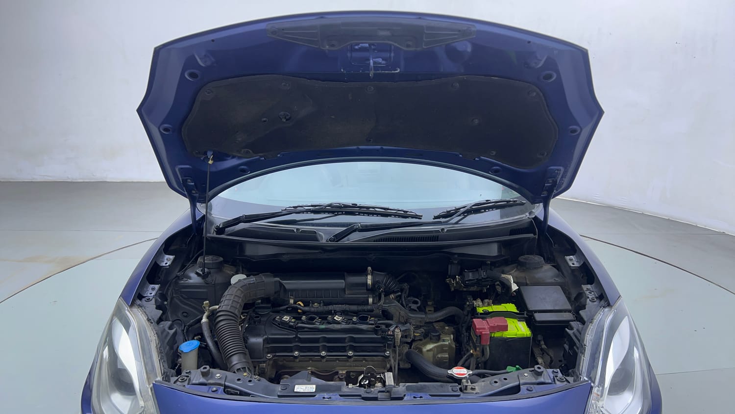 Used 2017 Maruti Suzuki Dzire ZXi Plus AMT Petrol Automatic engine ENGINE & BONNET OPEN FRONT VIEW