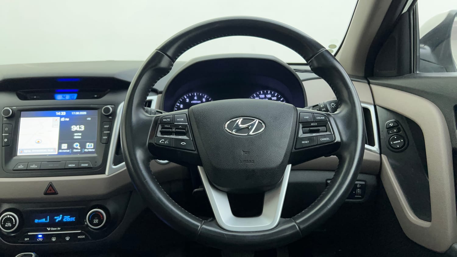Used 2018 Hyundai Creta SX 1.6 AT Petrol Petrol Automatic interior STEERING VIEW