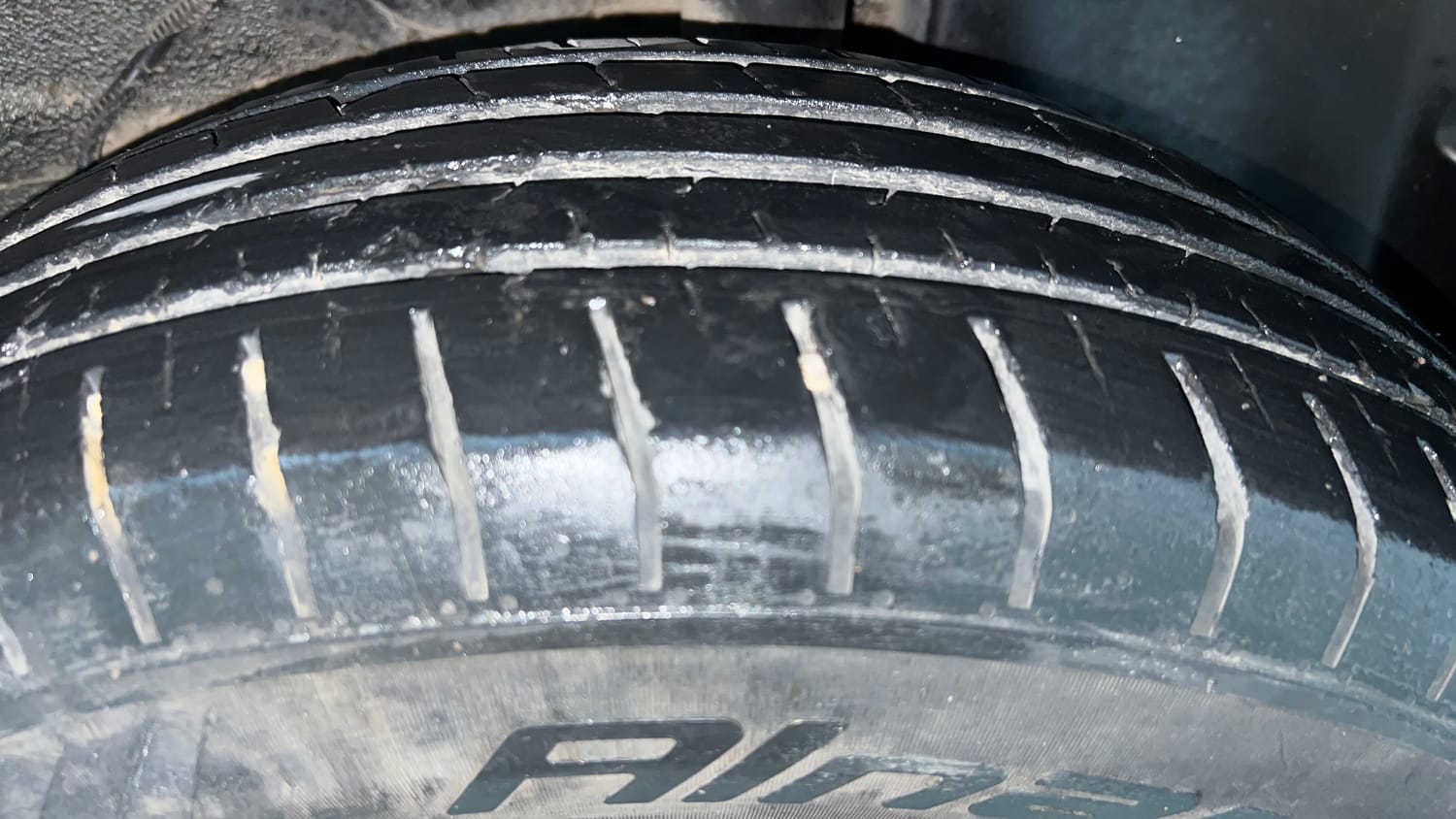 Used 2023 Tata Punch Adventure RHYTHM PACK MT Petrol + CNG (Outside Fitted) Cng Manual tyres LEFT REAR TYRE TREAD VIEW