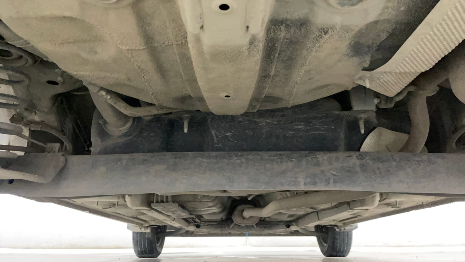 Used 2021 Hyundai Santro Sportz AMT Petrol Automatic extra REAR UNDERBODY VIEW (TAKEN FROM REAR)