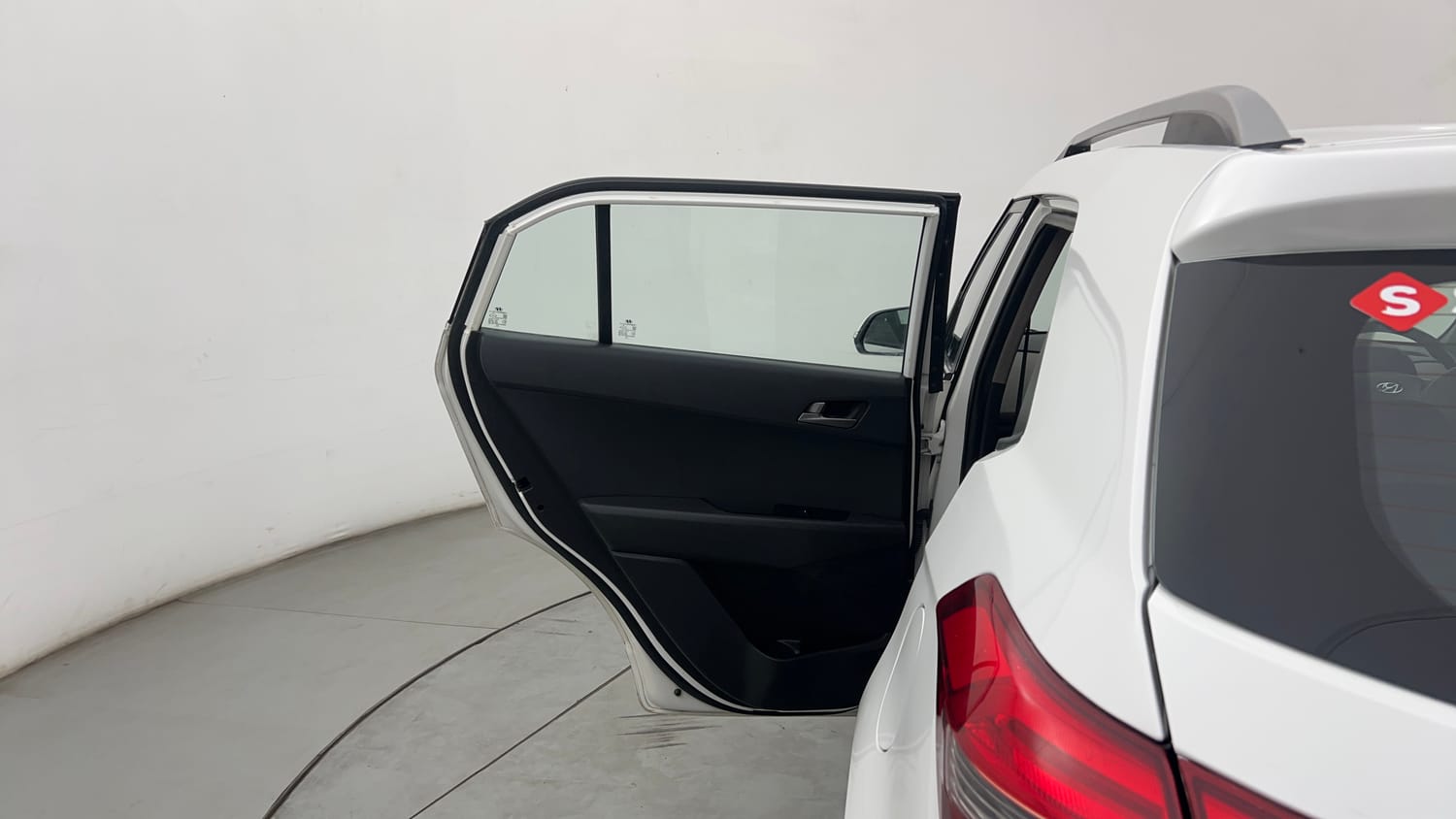 Used 2017 Hyundai Creta 1.6 SX Plus AT Petrol Petrol Automatic interior LEFT REAR DOOR OPEN VIEW