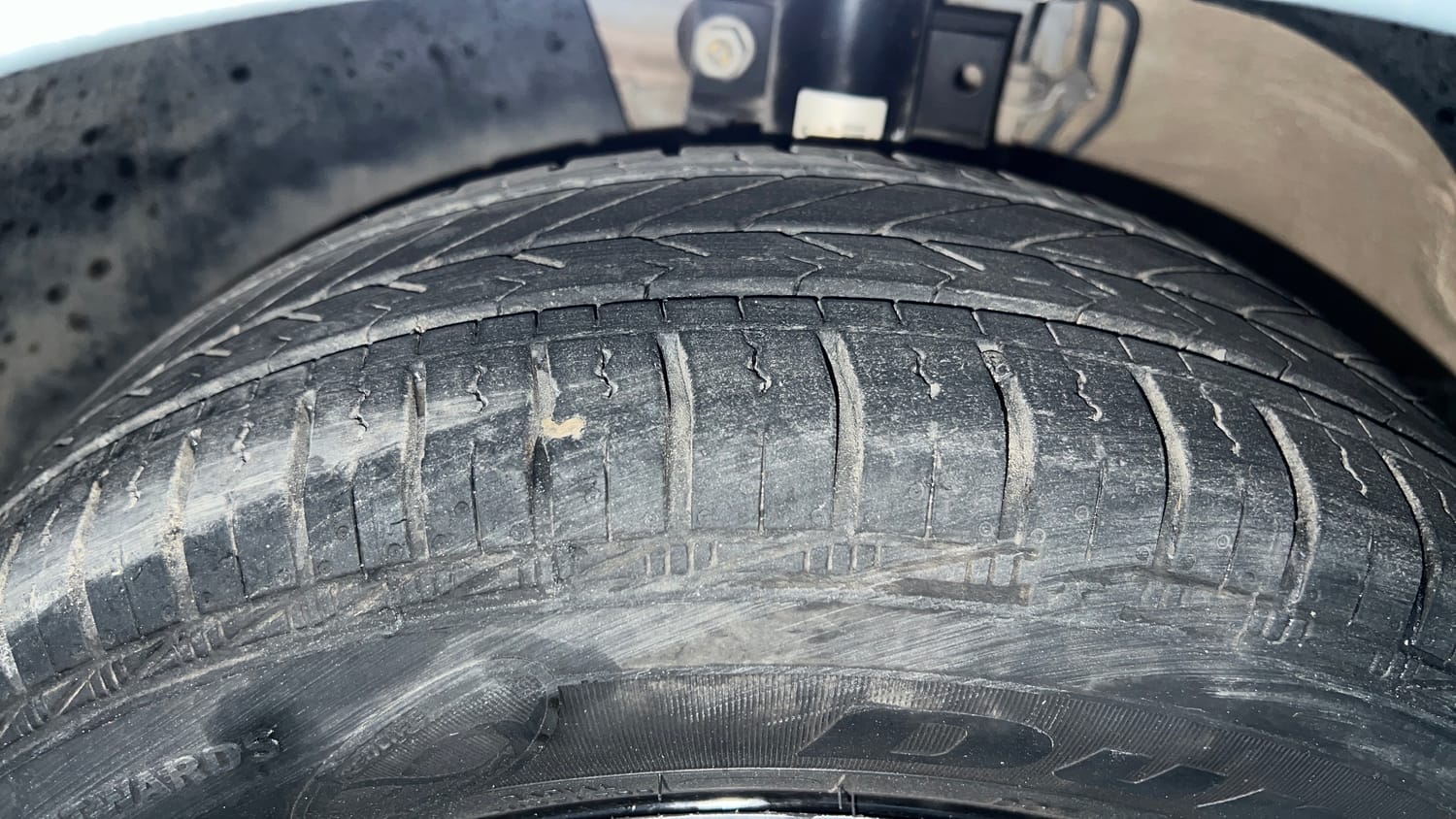 Used 2022 Volkswagen Polo Trendline 1.0L MPI Petrol Manual tyres LEFT FRONT TYRE TREAD VIEW