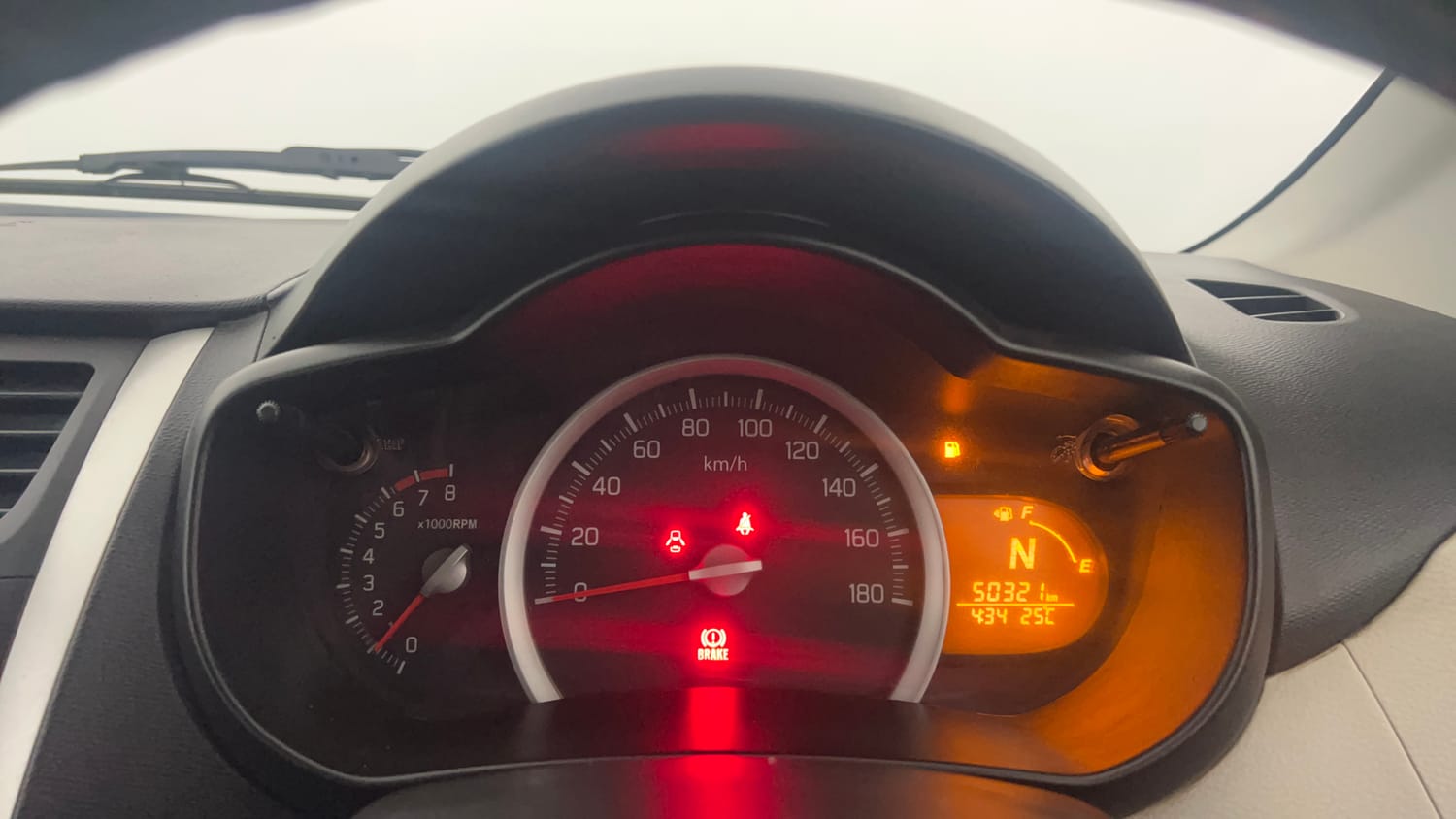 Used 2019 Maruti Suzuki Celerio VXi AMT Petrol Automatic interior CLUSTERMETER VIEW