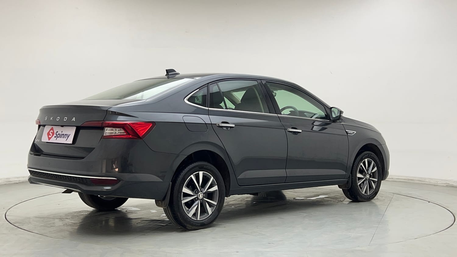 Used 2026 Skoda Slavia Prestige 1.0L TSI AT Petrol Automatic exterior RIGHT REAR CORNER VIEW