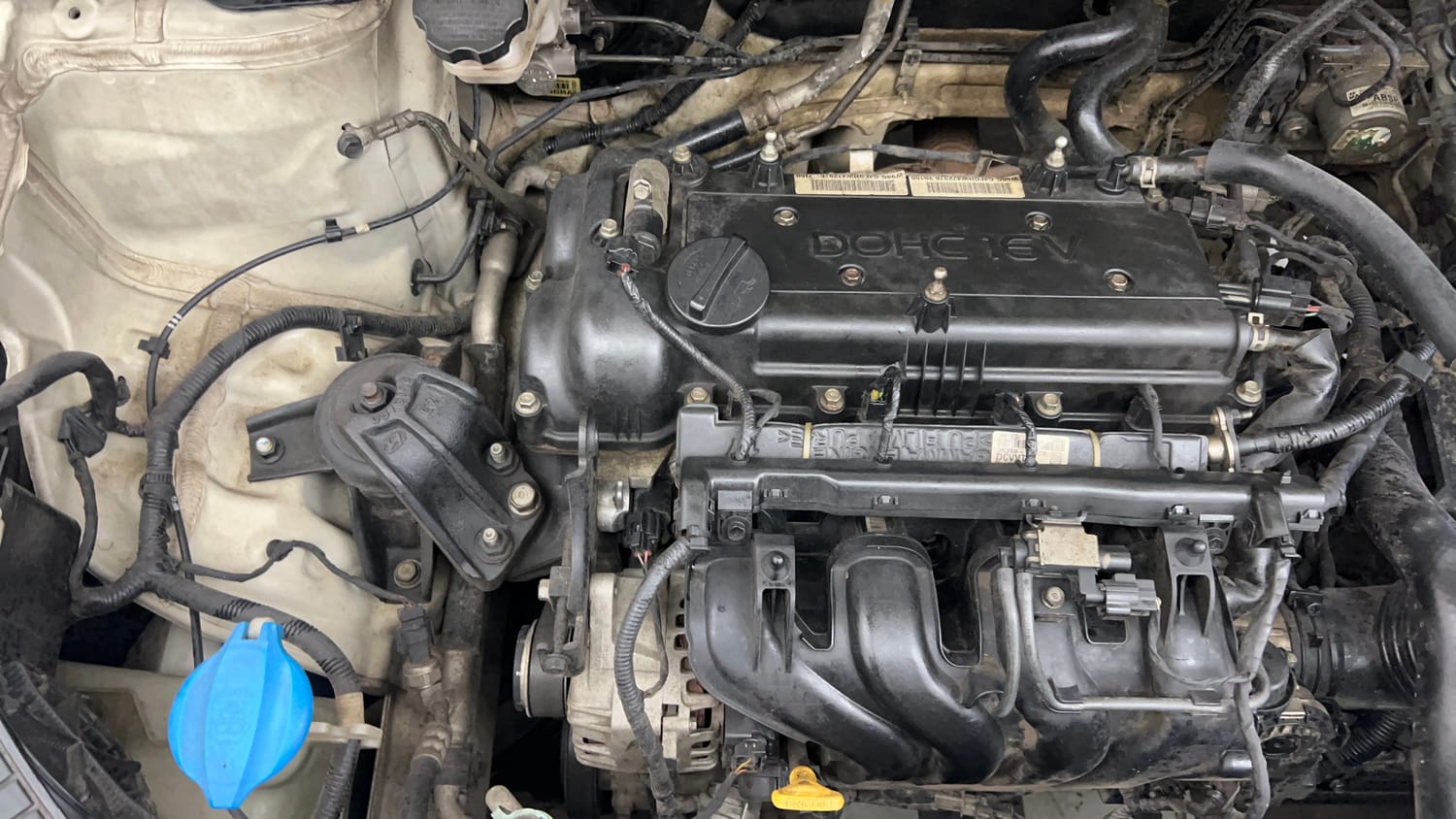 Used 2017 Hyundai Creta 1.6 SX Plus AT Petrol Petrol Automatic engine ENGINE RIGHT SIDE VIEW