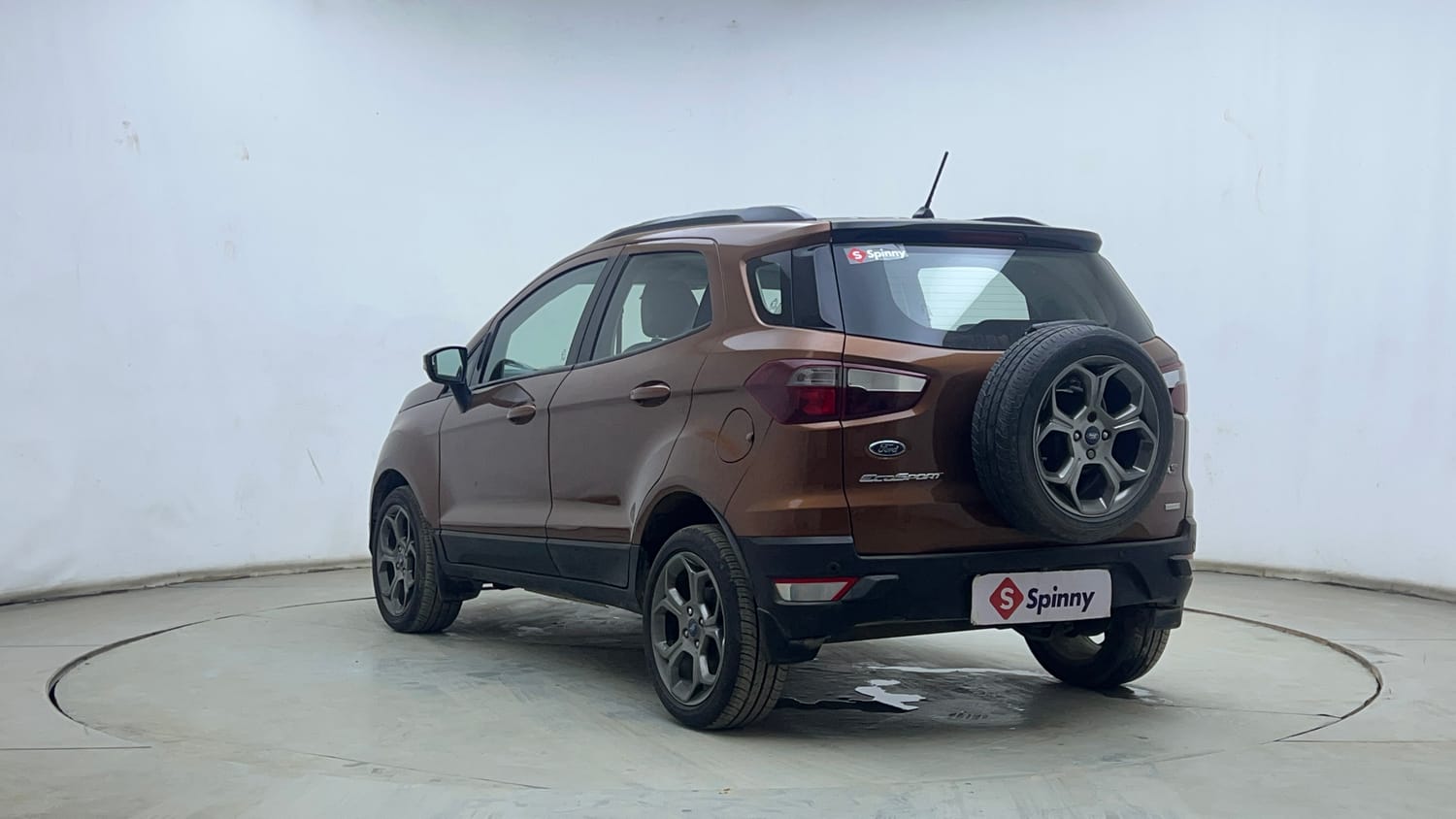 Used 2018 Ford EcoSport S Petrol Petrol Manual exterior LEFT REAR CORNER VIEW