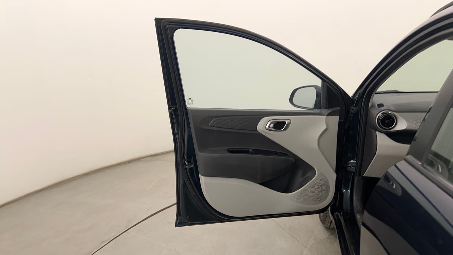 Used 2021 Hyundai Grand i10 Nios Sportz AMT 1.2 Kappa VTVT Petrol Automatic interior LEFT FRONT DOOR OPEN VIEW