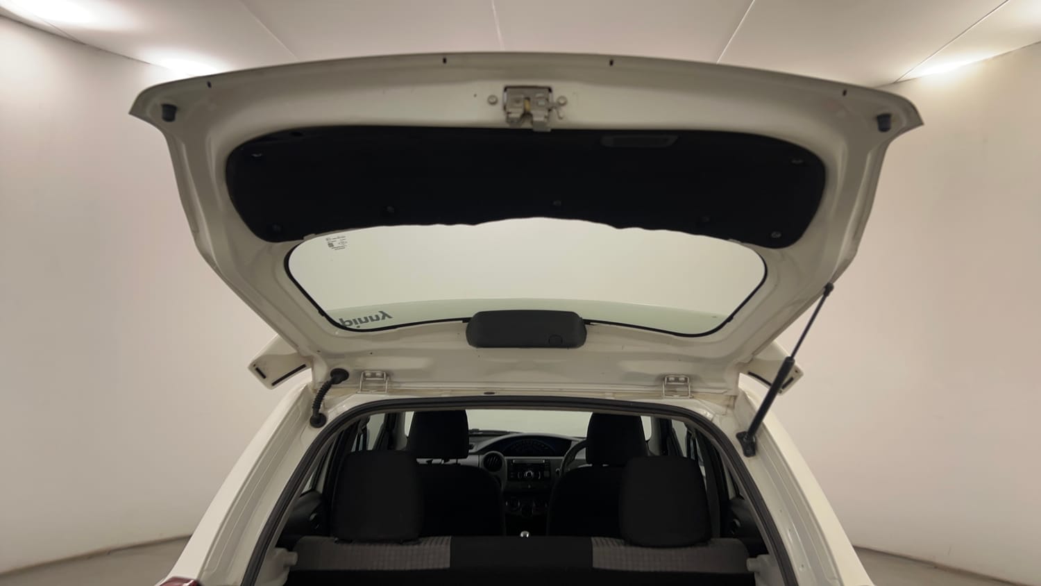 Used 2013 Toyota Etios Liva G Petrol Manual interior DICKY DOOR OPEN VIEW