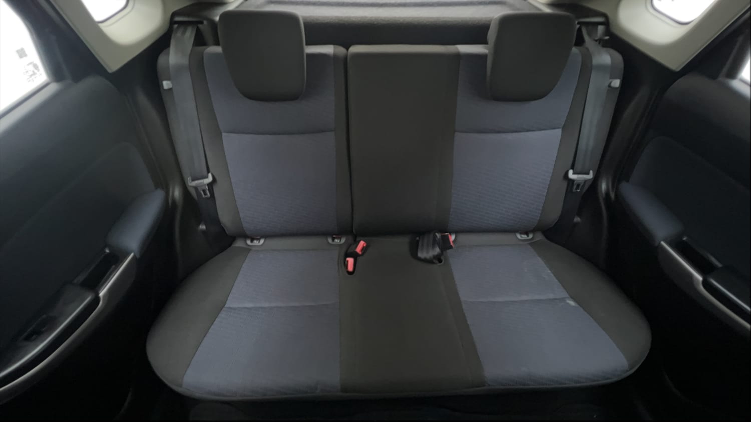 Used 2021 Toyota Glanza G CVT Petrol Automatic interior REAR SEAT CONDITION VIEW