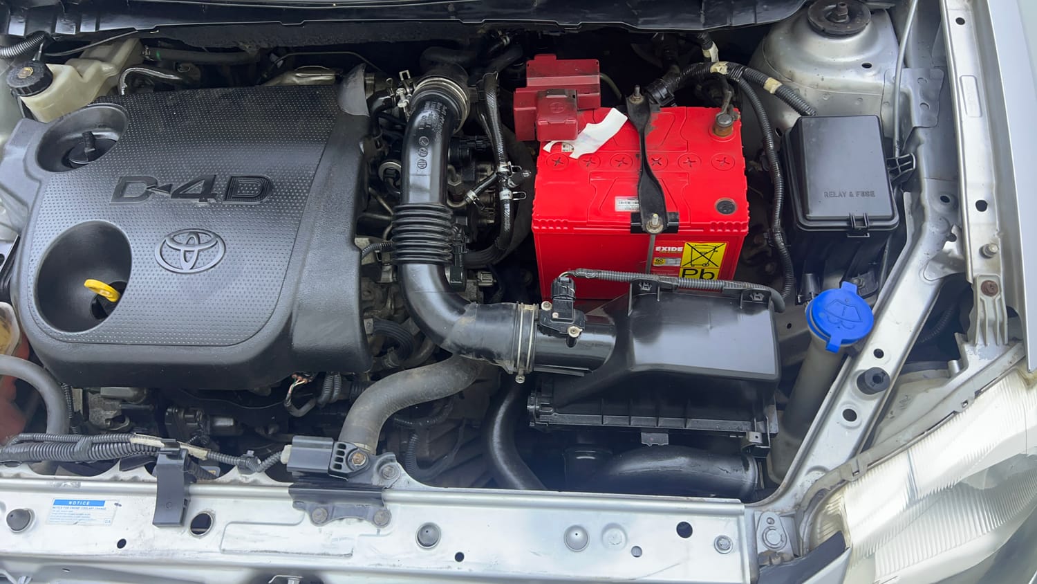 Used 2016 Toyota Etios Liva VD Diesel Manual engine ENGINE LEFT SIDE VIEW