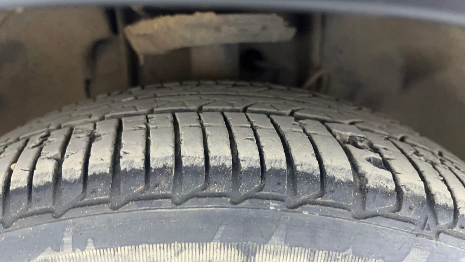 Used 2023 Tata Tiago NRG XZ AMT Petrol Automatic tyres RIGHT FRONT TYRE TREAD VIEW
