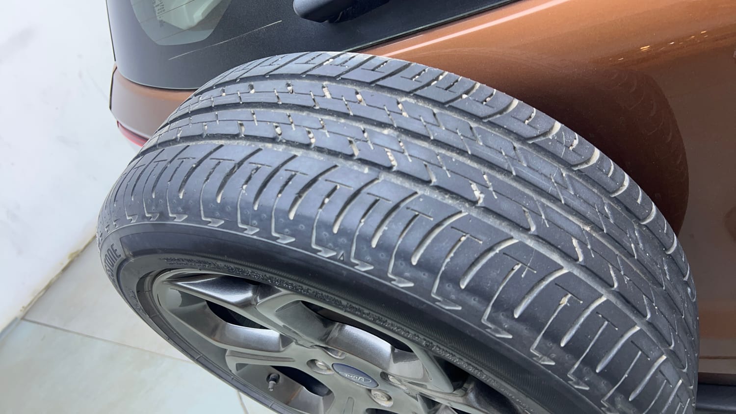 Used 2018 Ford EcoSport S Petrol Petrol Manual tyres SPARE TYRE VIEW