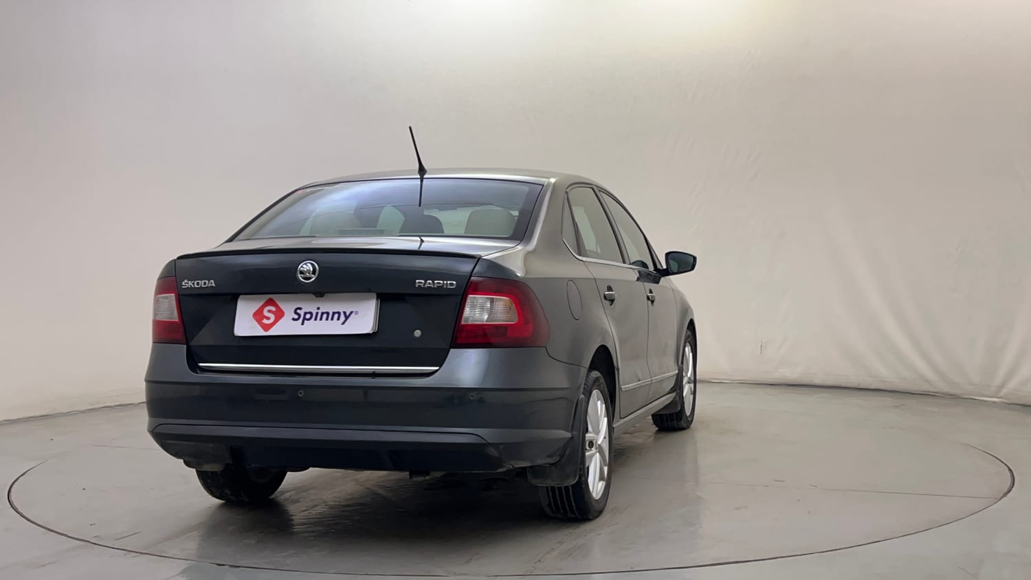 Used 2021 Skoda Rapid Style AT Petrol Automatic exterior RIGHT REAR CORNER VIEW