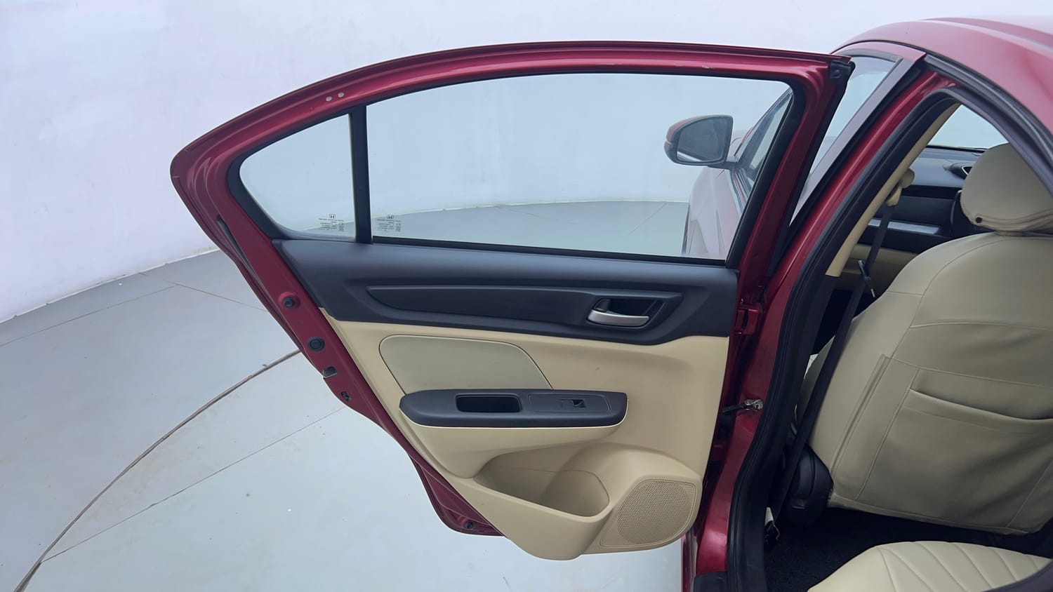 Used 2019 Honda Amaze 1.2 VX CVT Petrol Petrol Automatic interior LEFT REAR DOOR OPEN VIEW
