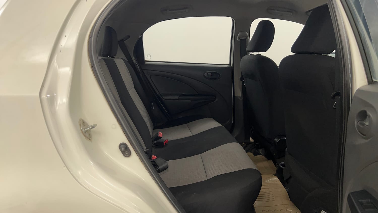 Used 2013 Toyota Etios Liva G Petrol Manual interior RIGHT SIDE REAR DOOR CABIN VIEW