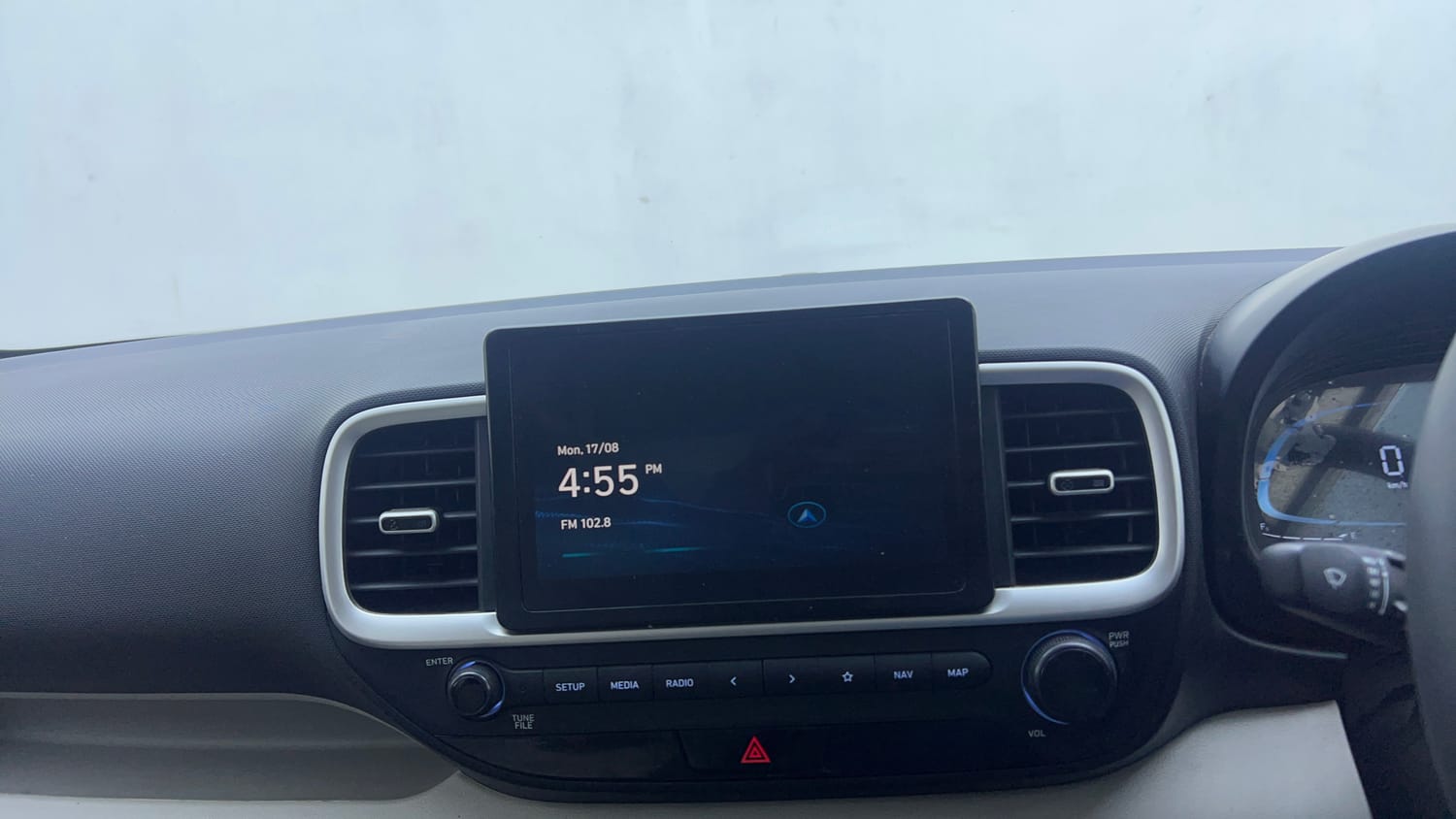 Used 2023 Hyundai Venue SX 1.2 Petrol Petrol Manual interior MUSIC SYSTEM & AC CONTROL VIEW
