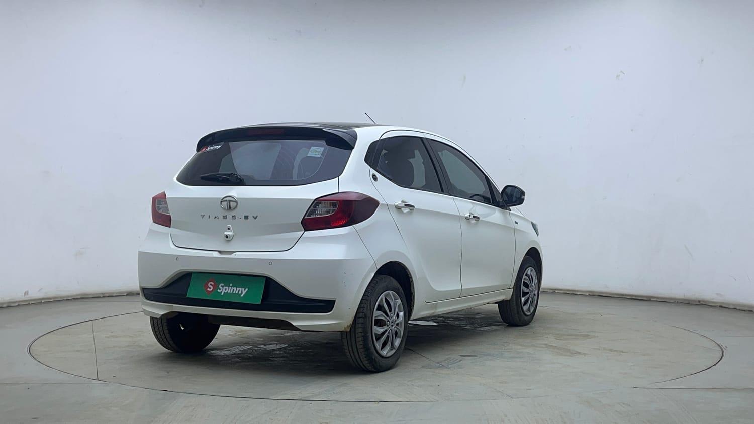 Used 2023 Tata Tiago EV XZ Plus Tech LUX Long Range Electric Automatic exterior RIGHT REAR CORNER VIEW