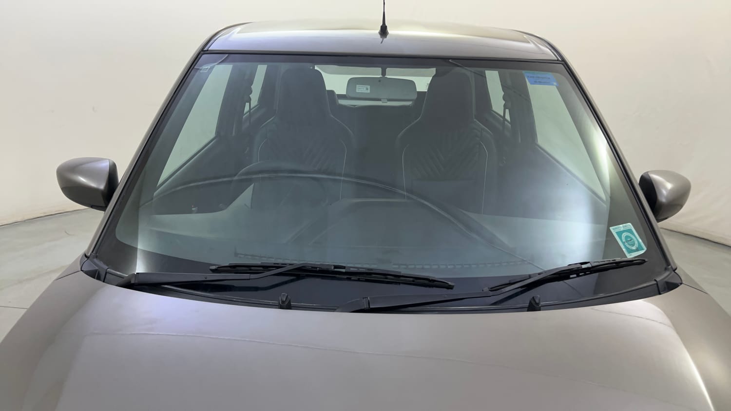 Used 2021 Maruti Suzuki Wagon R VXi (O) 1.2 Petrol Manual exterior FRONT WINDSHIELD VIEW