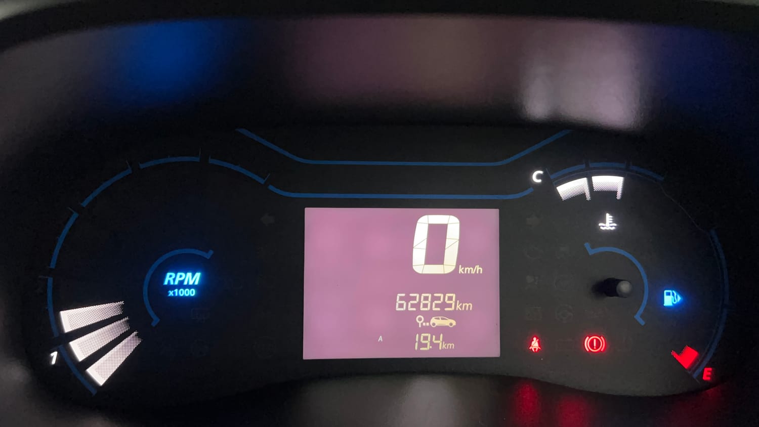 Used 2020 Renault Kwid CLIMBER 1.0 Opt Petrol Manual interior CLUSTERMETER VIEW