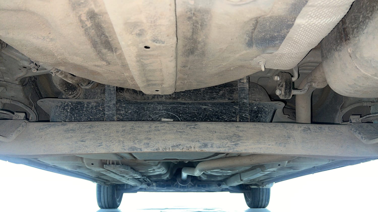 Used 2023 Hyundai Grand i10 Nios Sportz 1.2 Kappa VTVT Petrol Manual extra REAR UNDERBODY VIEW (TAKEN FROM REAR)