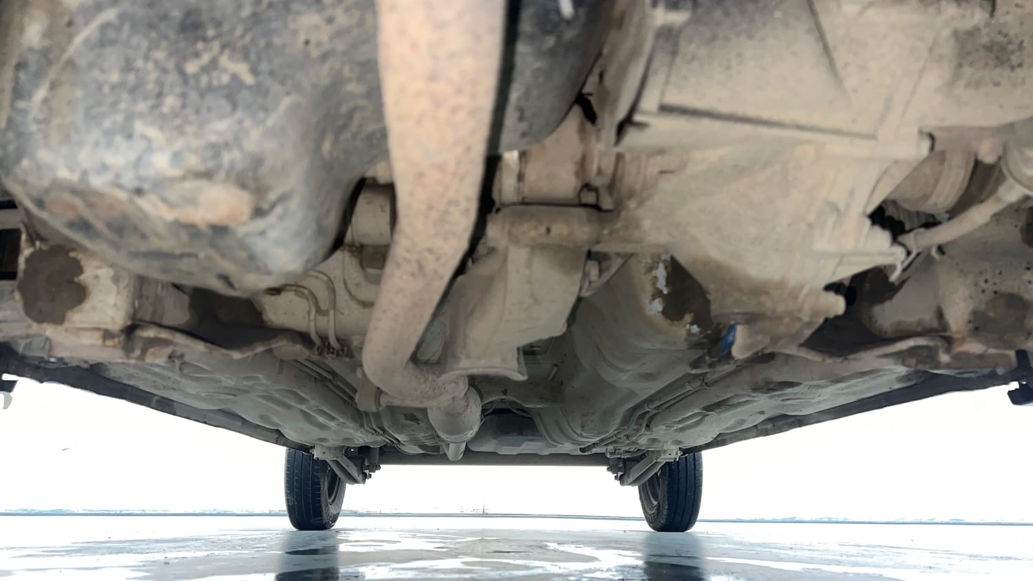 Used 2017 Maruti Suzuki Alto 800 VXI CNG (Outside Fitted) Petrol Manual extra FRONT LEFT UNDERBODY VIEW