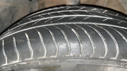 Used 2017 Maruti Suzuki S-Cross Alpha 1.3 Diesel Manual tyres RIGHT FRONT TYRE TREAD VIEW