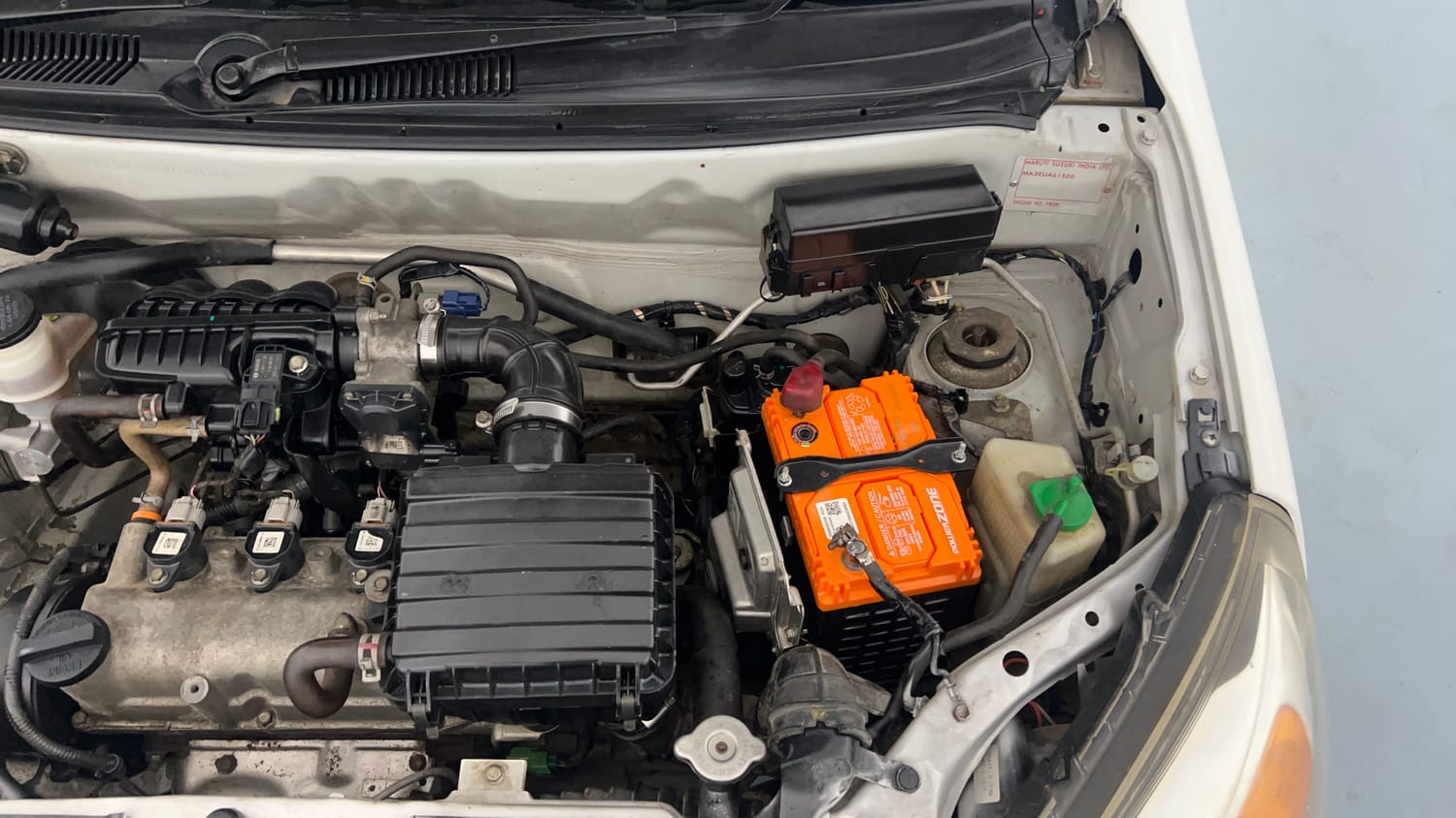 Used 2017 Maruti Suzuki Alto 800 VXI CNG (Outside Fitted) Petrol Manual engine ENGINE LEFT SIDE VIEW