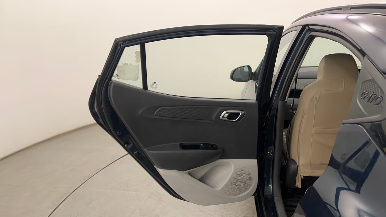 Used 2021 Hyundai Grand i10 Nios Sportz AMT 1.2 Kappa VTVT Petrol Automatic interior LEFT REAR DOOR OPEN VIEW
