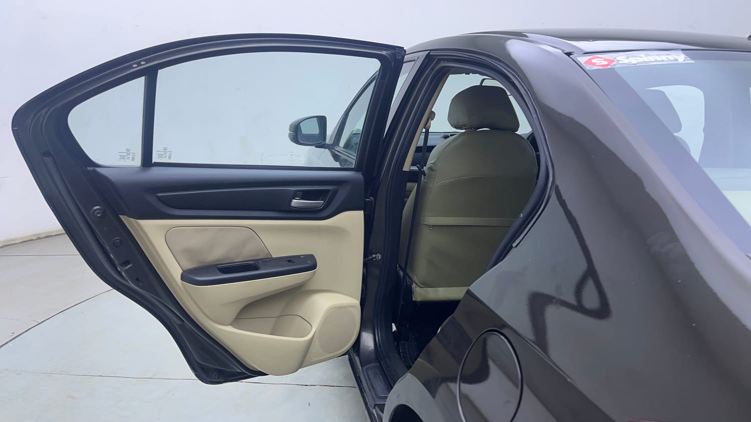 Used 2018 Honda Amaze 1.2 S MT Petrol Petrol Manual interior LEFT REAR DOOR OPEN VIEW