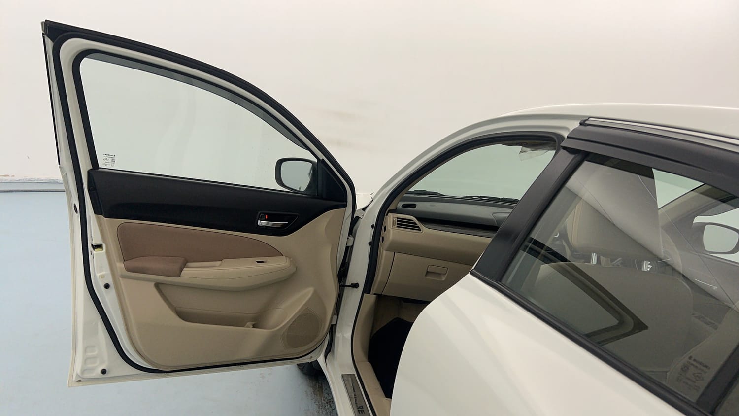 Used 2021 Maruti Suzuki Dzire VXi Petrol Manual interior LEFT FRONT DOOR OPEN VIEW