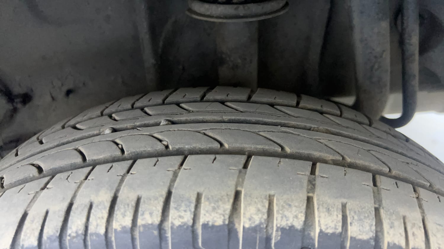 Used 2022 Tata Tigor XMA Petrol Automatic tyres LEFT REAR TYRE TREAD VIEW