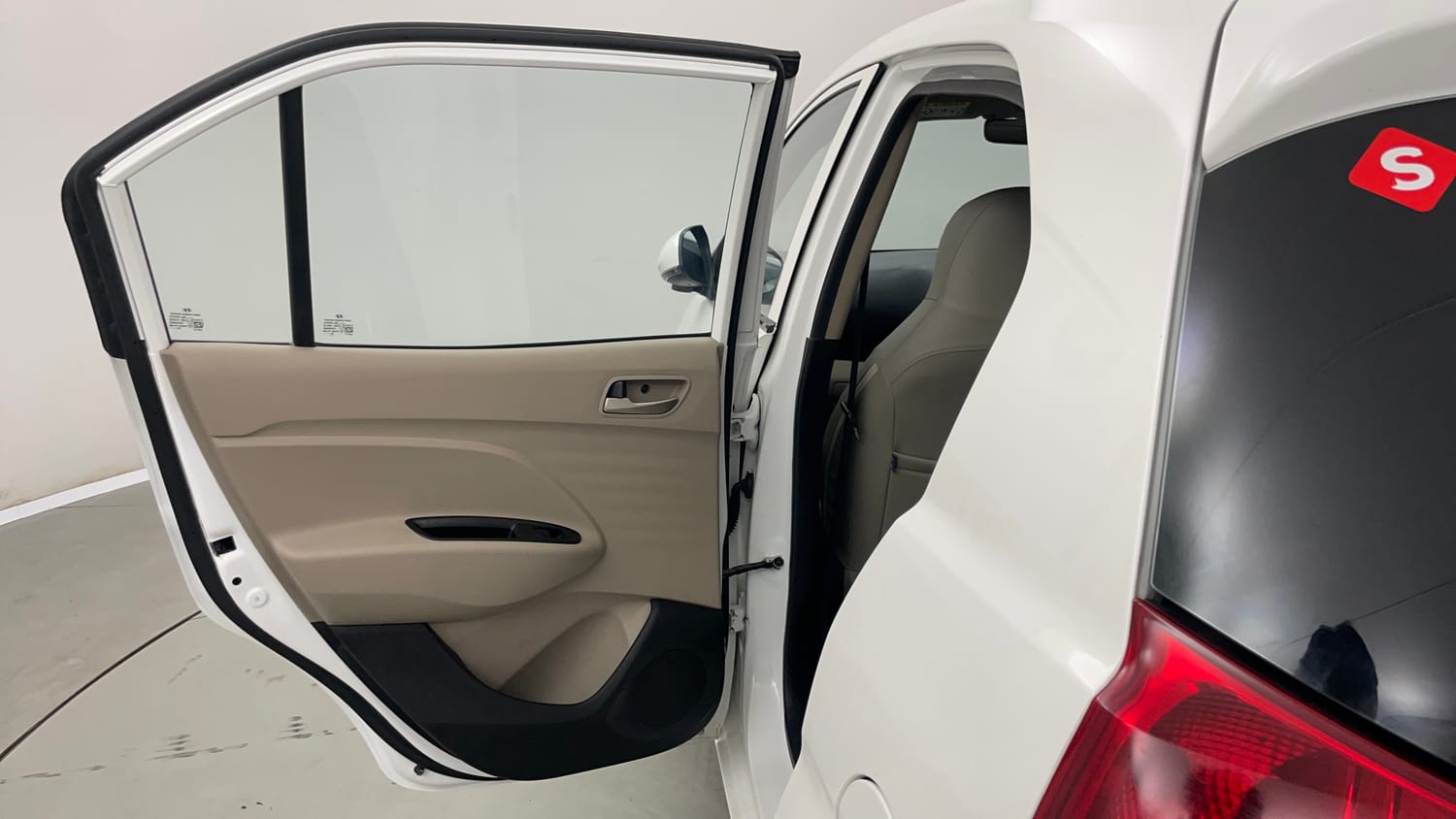 Used 2021 Hyundai Santro Sportz AMT Petrol Automatic interior LEFT REAR DOOR OPEN VIEW