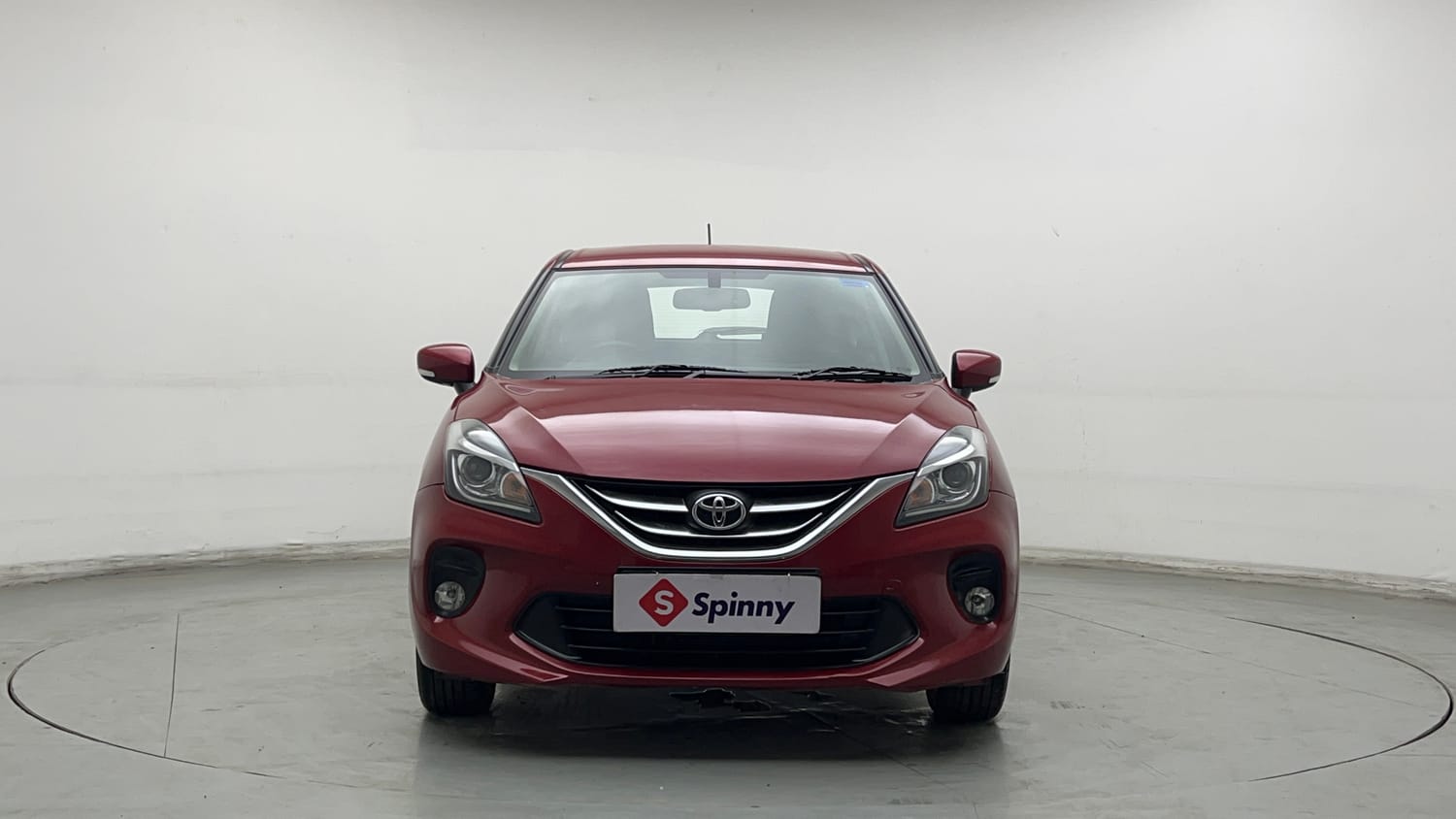 Used 2021 Toyota Glanza G CVT Petrol Automatic exterior FRONT VIEW