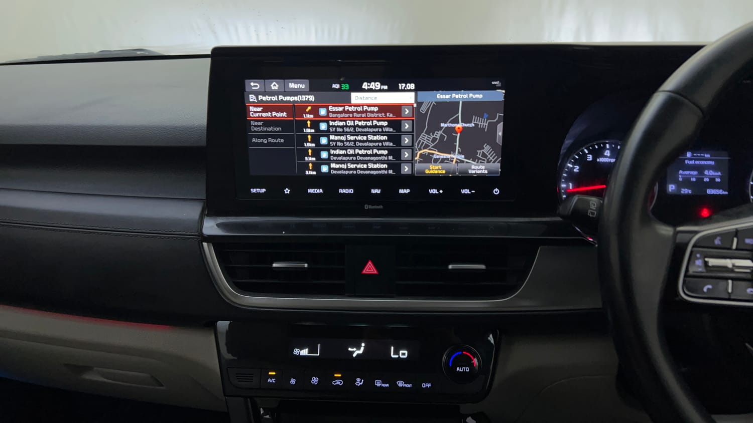 Used 2020 Kia Seltos HTX IVT 1.5 Dual Tone Petrol Automatic top_features Touch screen infotainment system