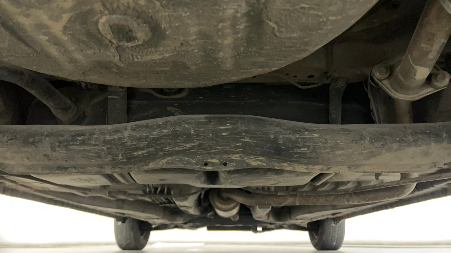 Used 2013 Honda Brio S MT Petrol Manual extra REAR UNDERBODY VIEW (TAKEN FROM REAR)