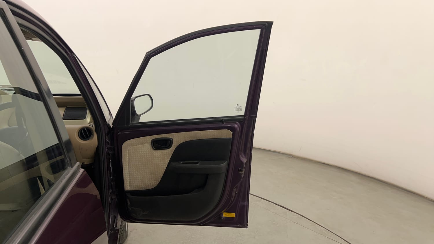 Used 2015 Tata Nano Twist XT Petrol Manual interior RIGHT FRONT DOOR OPEN VIEW