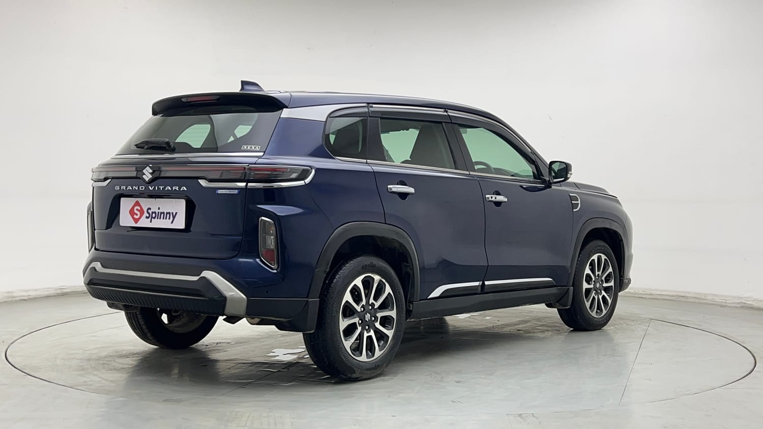 Used 2023 Maruti Suzuki Grand Vitara Zeta Smart Hybrid AT Petrol Automatic exterior RIGHT REAR CORNER VIEW