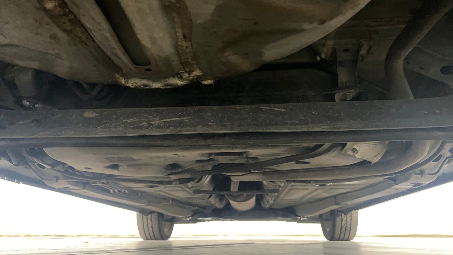 Used 2021 Maruti Suzuki Baleno Alpha Automatic Petrol Automatic extra REAR UNDERBODY VIEW (TAKEN FROM REAR)