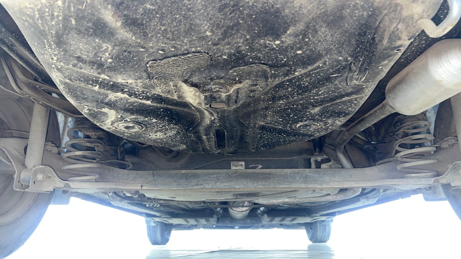 Used 2021 Maruti Suzuki Dzire VXi AGS Petrol Automatic extra REAR UNDERBODY VIEW (TAKEN FROM REAR)