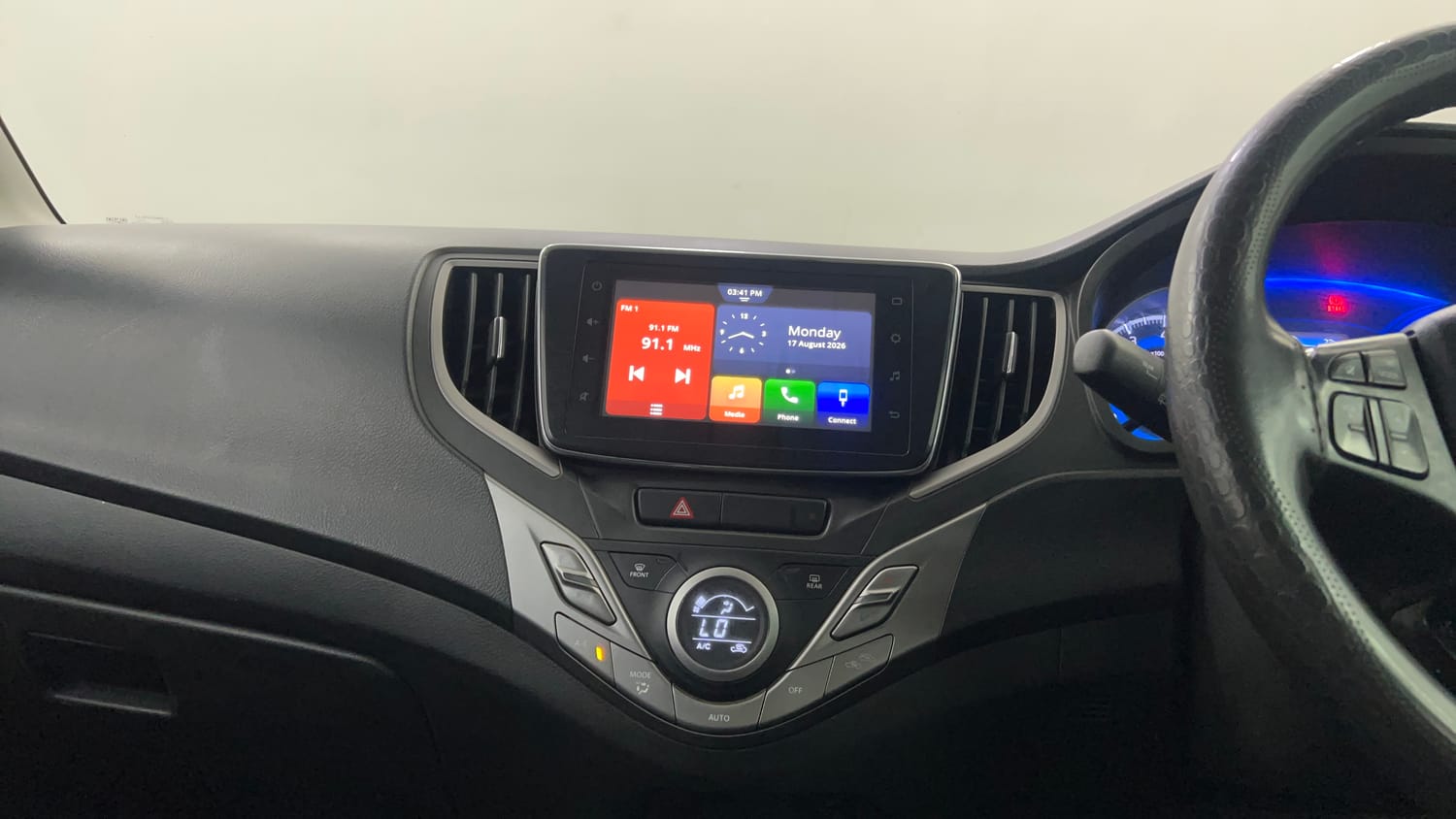 Used 2020 Maruti Suzuki Baleno Zeta Petrol Manual interior MUSIC SYSTEM & AC CONTROL VIEW