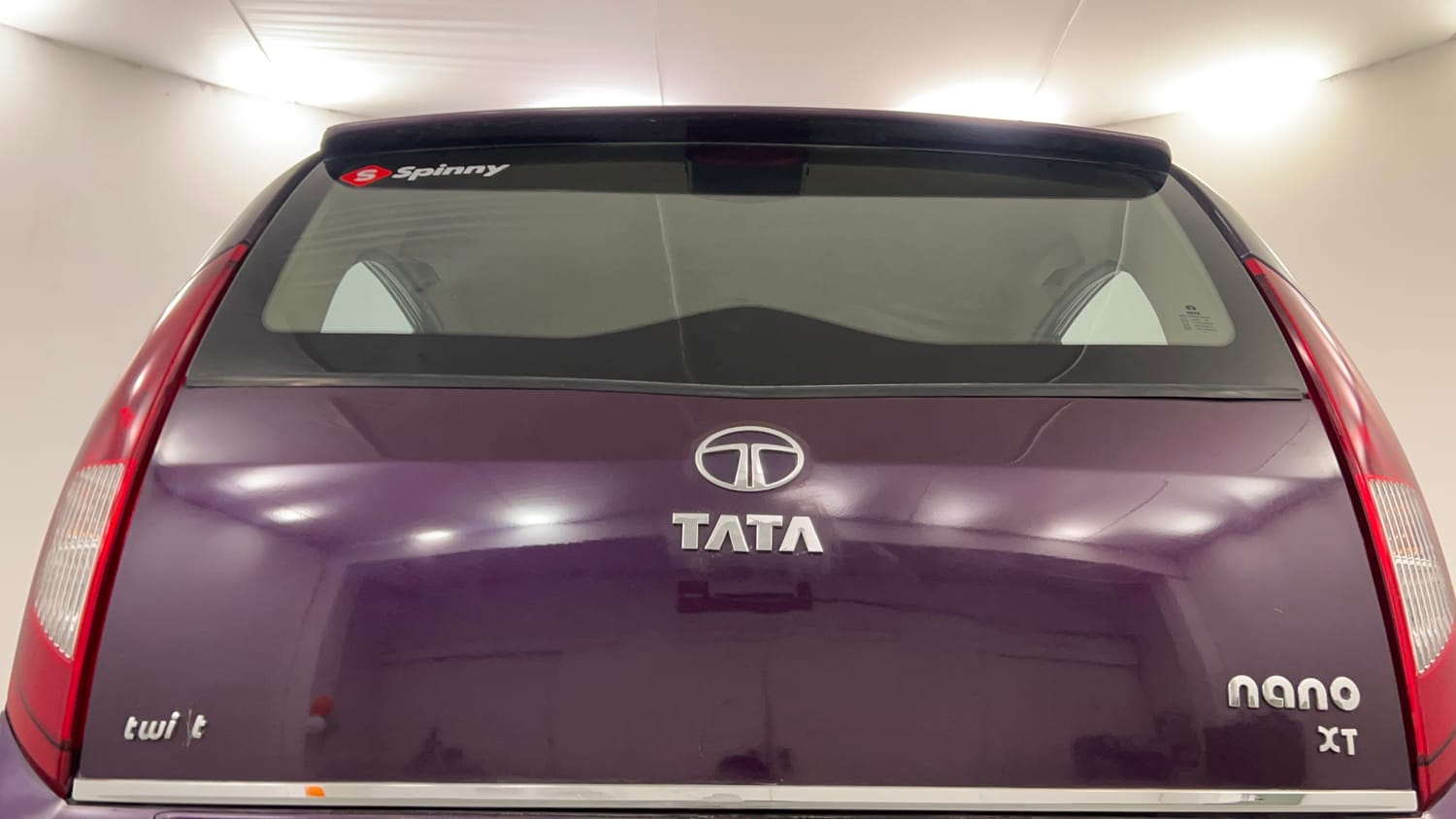 Used 2015 Tata Nano Twist XT Petrol Manual interior DICKY INSIDE VIEW