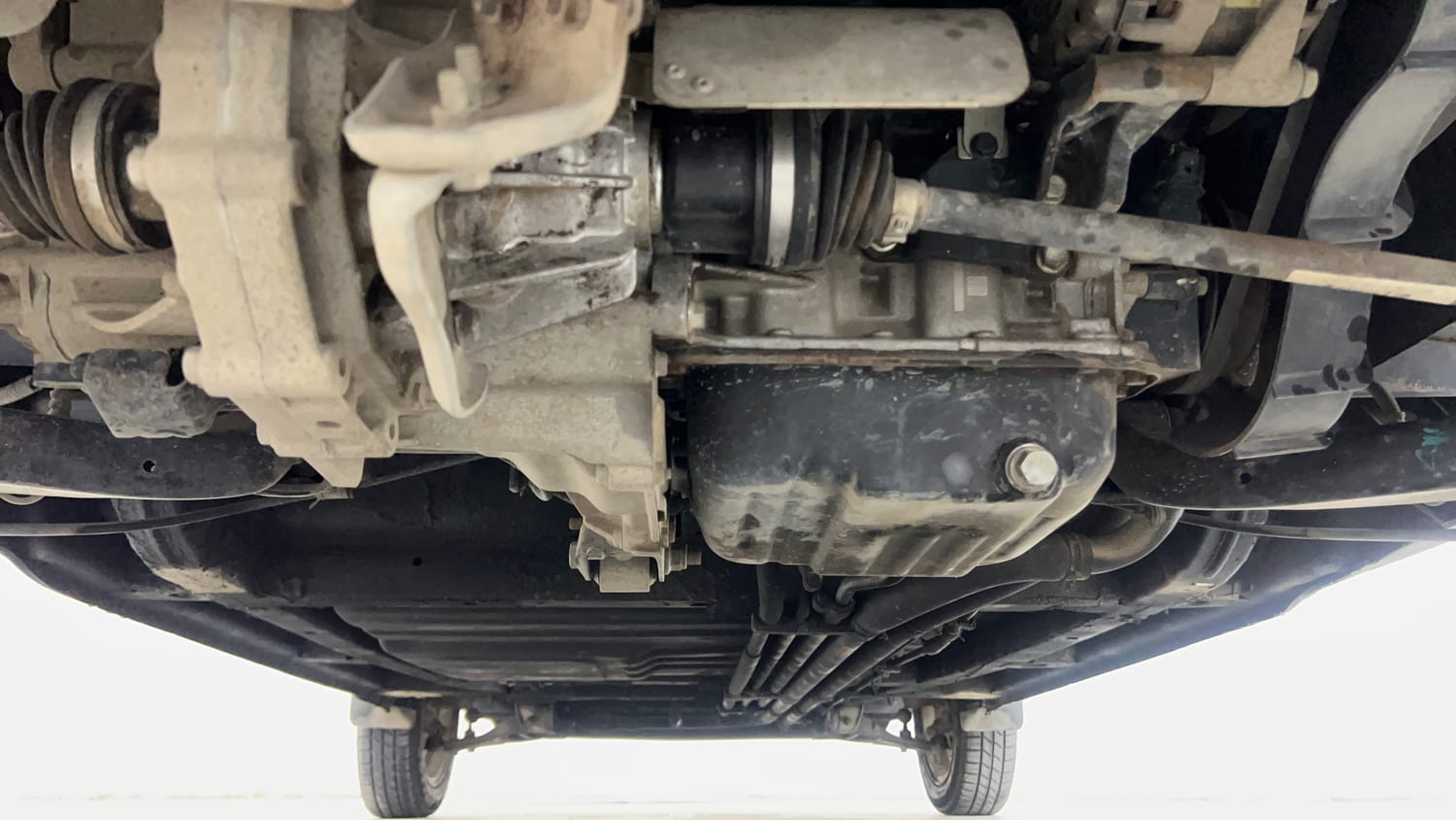 Used 2015 Tata Nano Twist XTA Petrol Automatic extra REAR UNDERBODY VIEW (TAKEN FROM REAR)