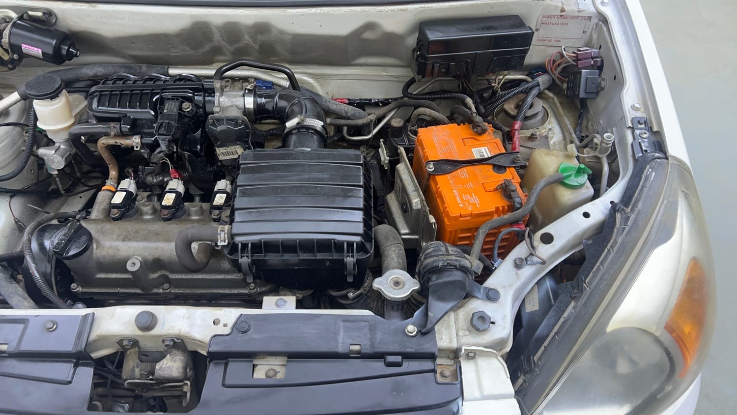 Used 2017 Maruti Suzuki Alto 800 LXi Petrol Manual engine ENGINE LEFT SIDE VIEW