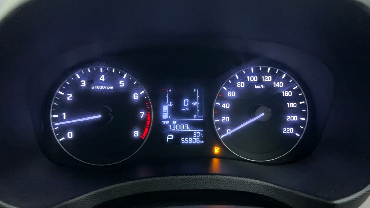 Used 2018 Hyundai Creta SX 1.6 AT Petrol Petrol Automatic interior CLUSTERMETER VIEW