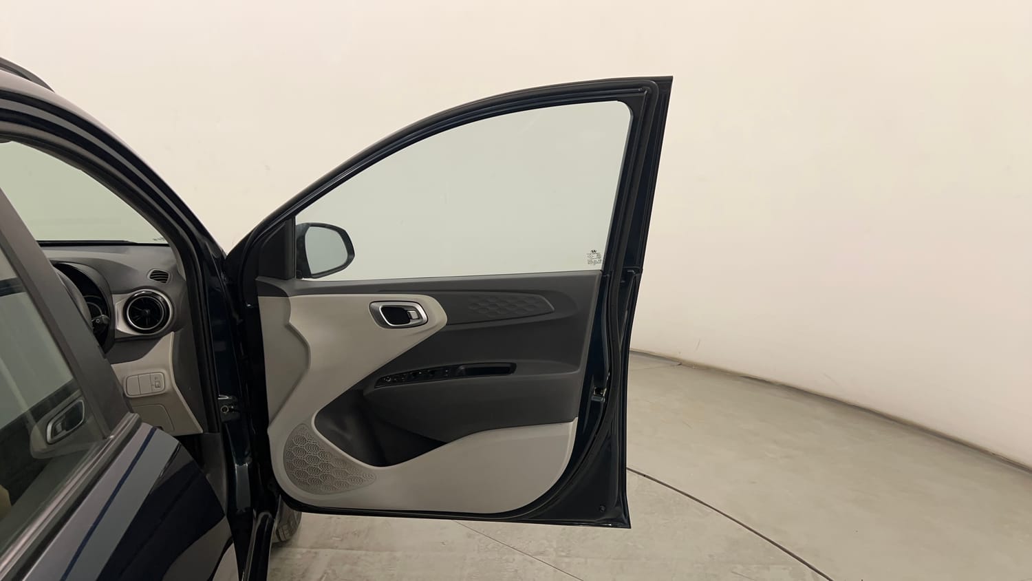 Used 2021 Hyundai Grand i10 Nios Sportz AMT 1.2 Kappa VTVT Petrol Automatic interior RIGHT FRONT DOOR OPEN VIEW