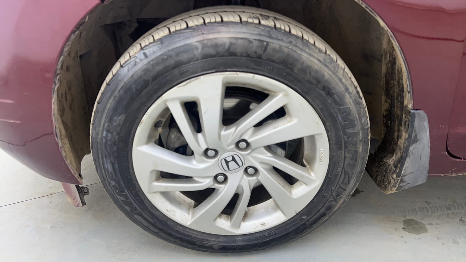 Used 2018 Honda Jazz V Petrol Petrol Manual tyres LEFT FRONT TYRE RIM VIEW