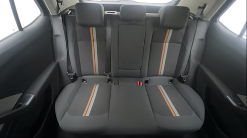 Used 2022 Skoda Kushaq Ambition 1.0L TSI AT Petrol Automatic interior REAR SEAT CONDITION VIEW