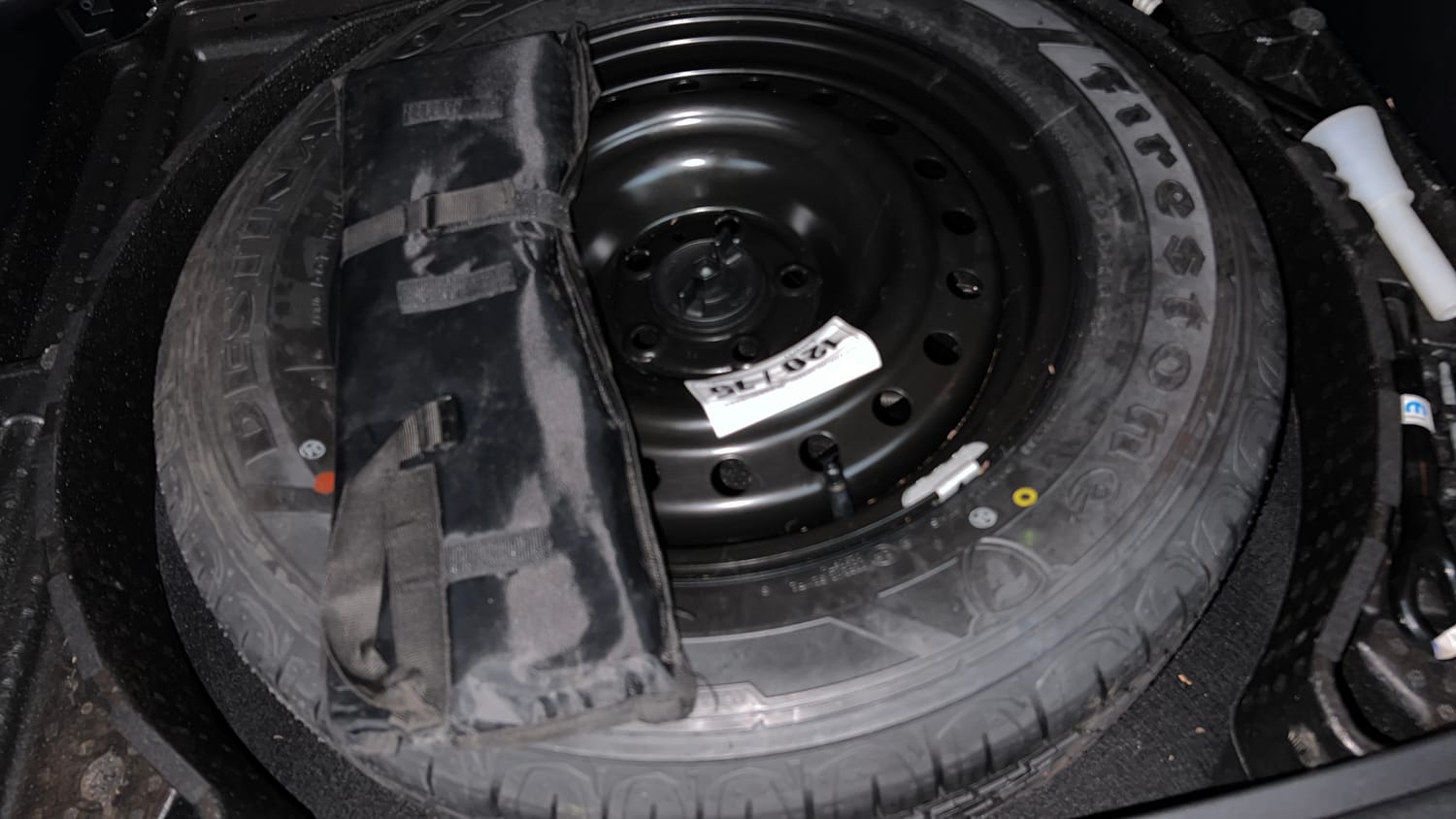 Used 2018 Jeep Compass Limited 1.4 Petrol AT Petrol Automatic tyres SPARE TYRE VIEW