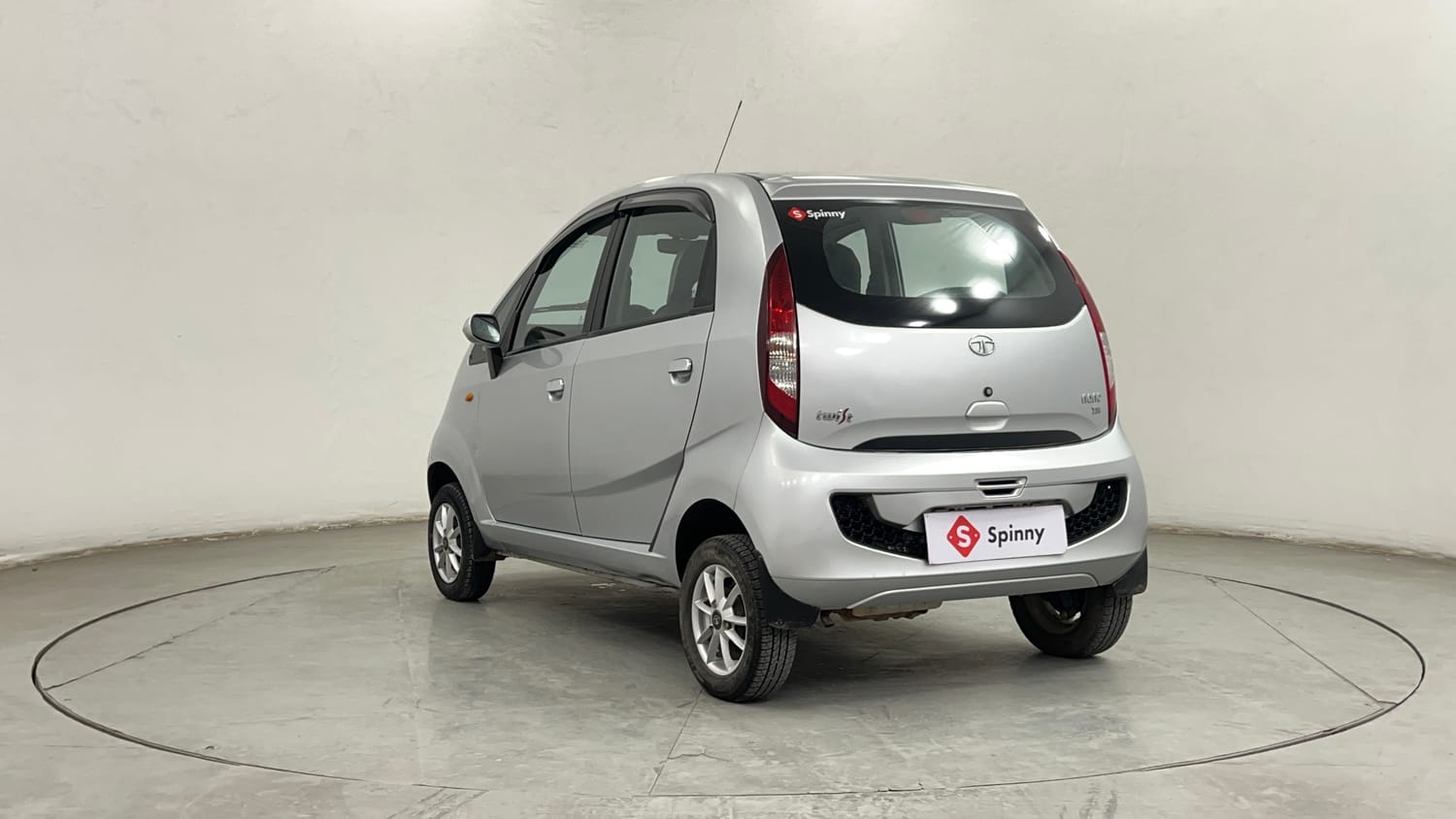 Used 2015 Tata Nano Twist XTA Petrol Automatic exterior LEFT REAR CORNER VIEW