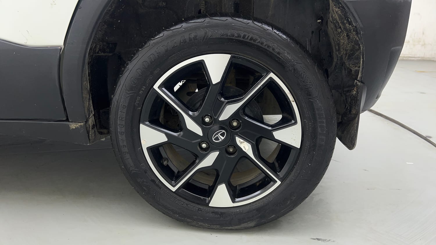 Used 2023 Tata Punch Accomplished Dazzle Sunroof CNG Cng Manual tyres LEFT REAR TYRE RIM VIEW